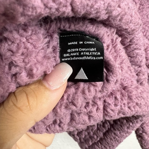 Balance Athletica Crop Fleece Sweatshirt - Picture 7 of 8